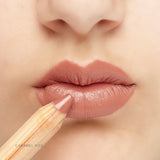 Luk Lipstick Crayon Caramel Kiss on Lips