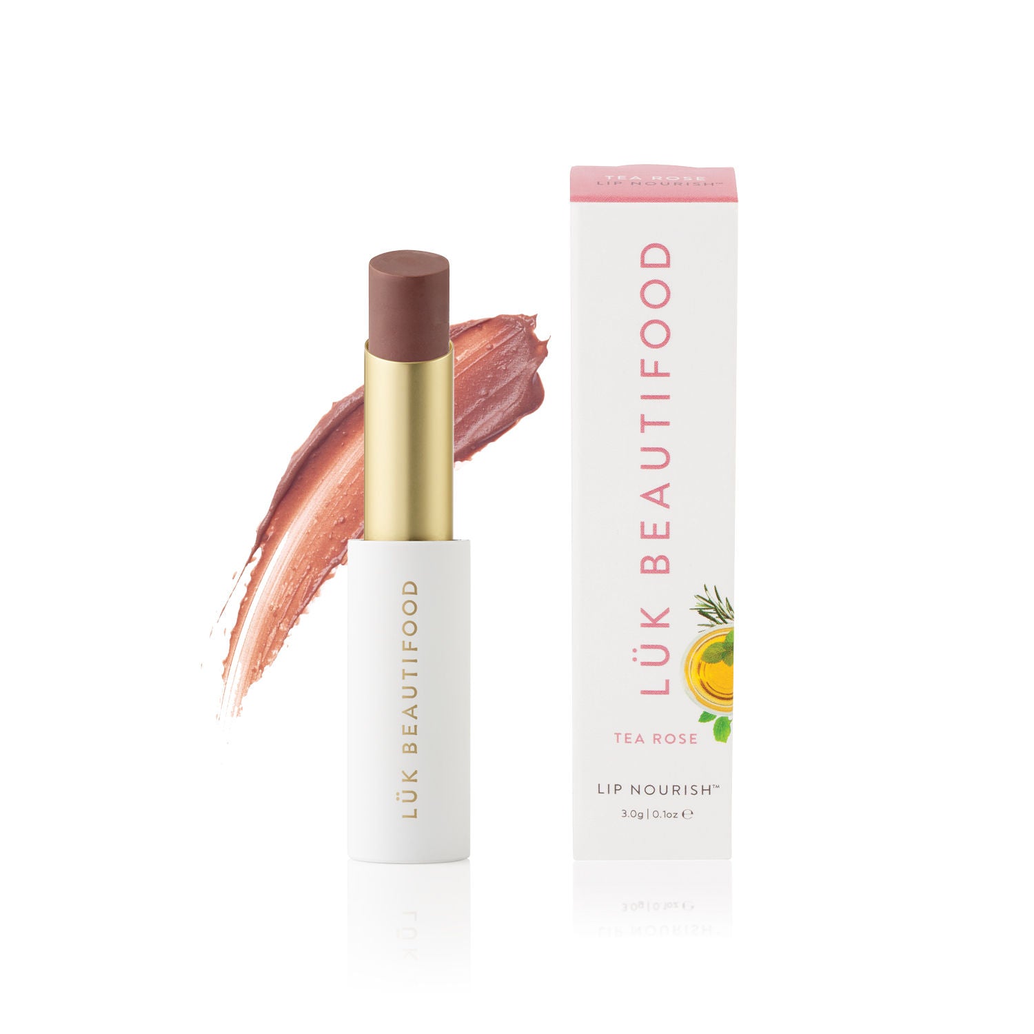 Luk Beautifood Tea Rose Lip Nourish Lipstick