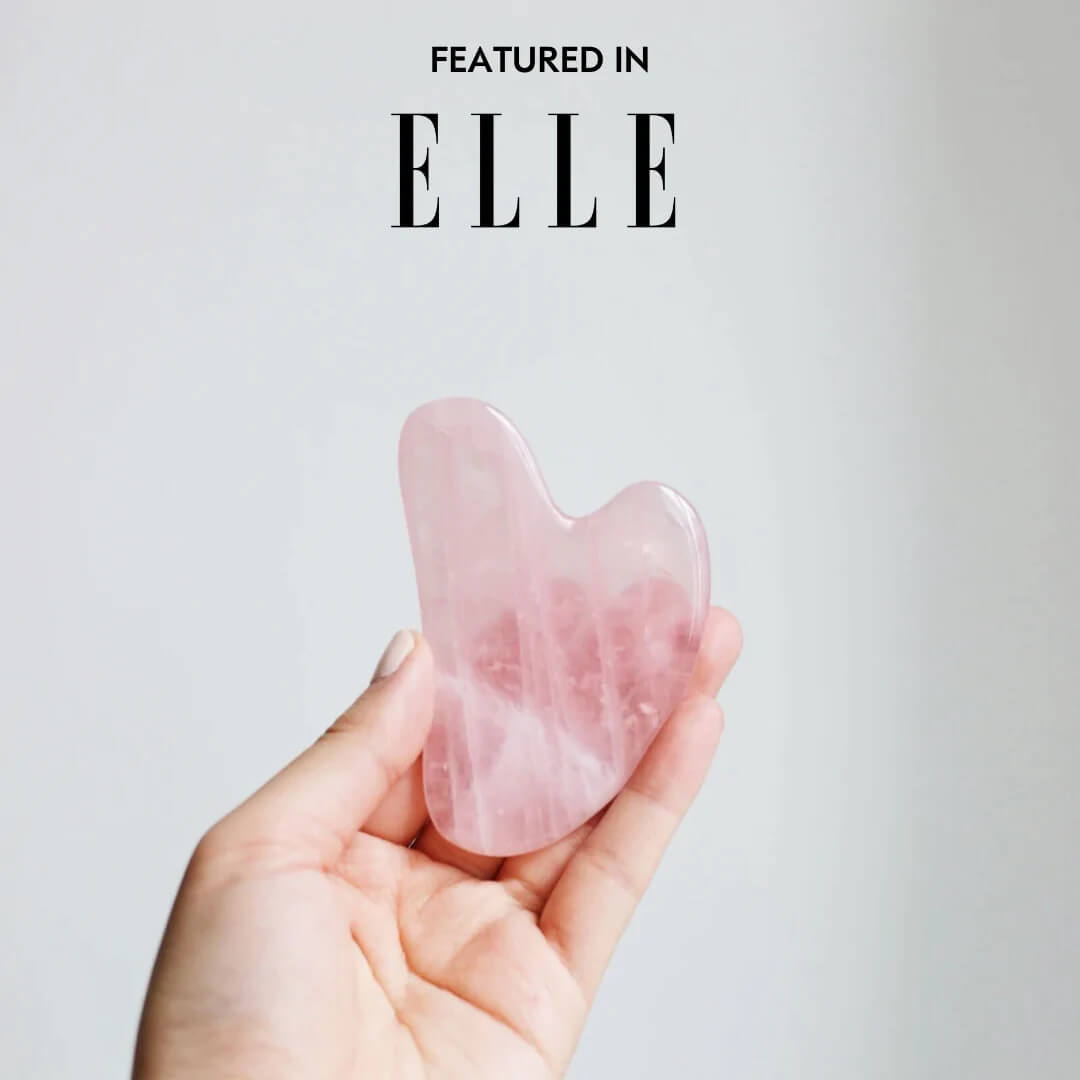 Mount Lai Rose Quartz Gua Sha Elle Magazine