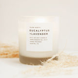 Eucalyptus + Lavender Frosted Candle