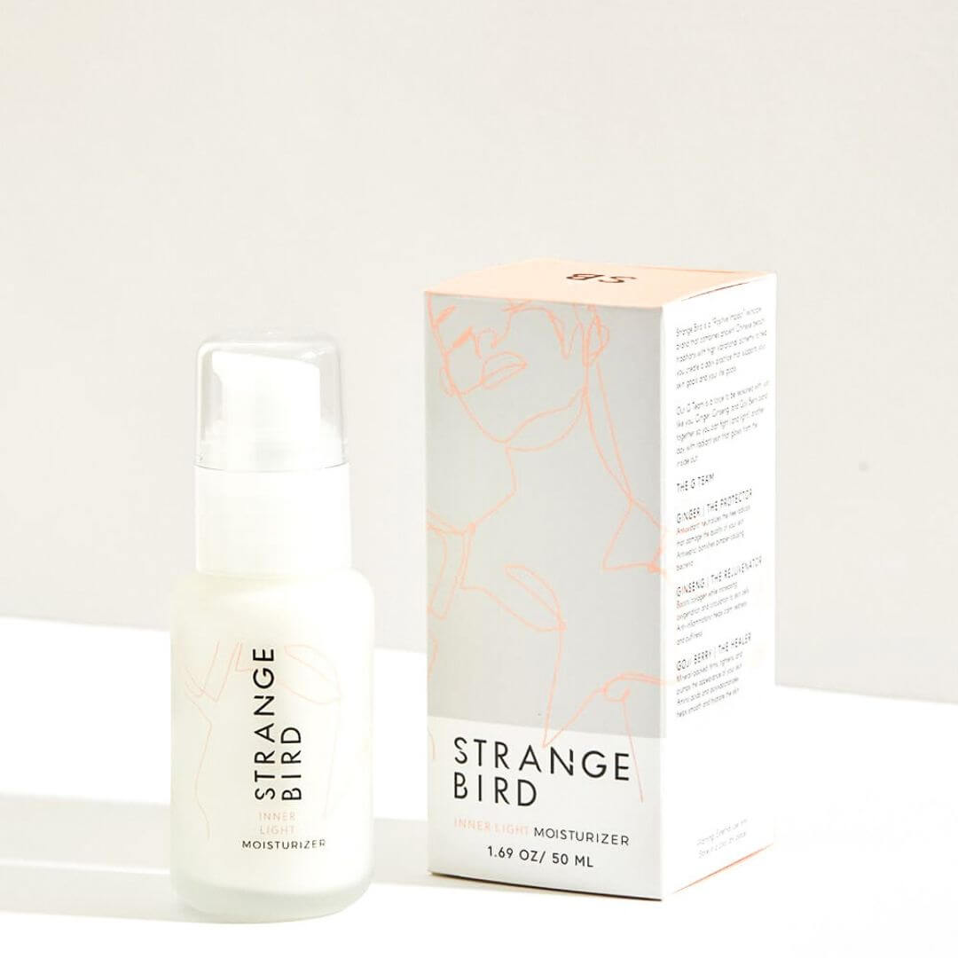 Strange Bird Skincare Inner Light Moisturizer with box