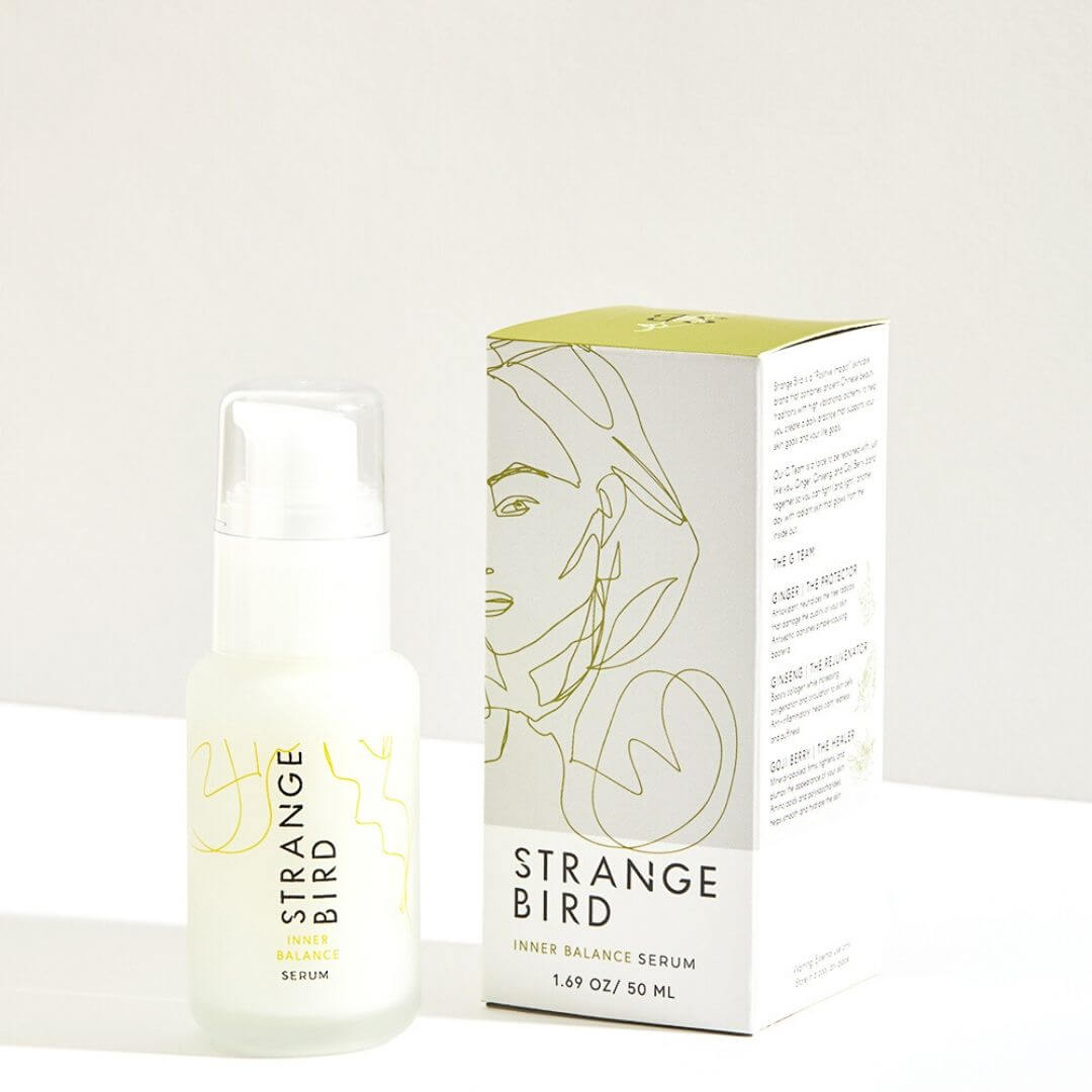 Strange Bird Beauty Inner Balance Facial Serum with box