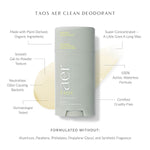 Taos Aer Clean Deodorant benefits