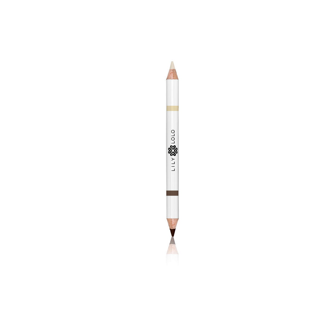 Lily Lolo Eyebrow Duo Pencil -Eyebrow Liner + Brow Highlighting Pencil –  All Natural Collection