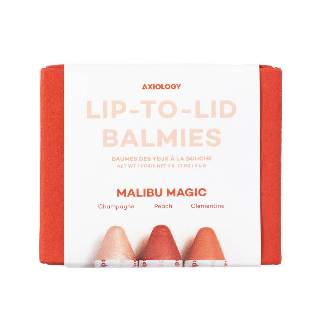Axiology Lip to Lid Balmie Trio Malibu Magic